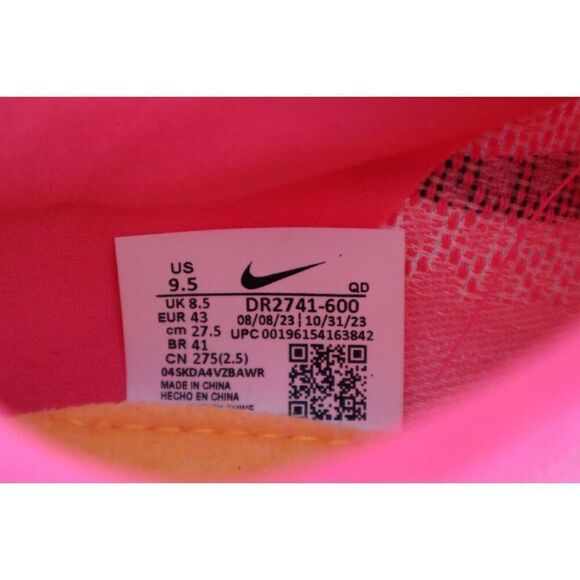 Nike DR2741-600 Men 9.5 Women 11 Pink Ja Fly 4 Track/Field Sprinting Spikes - Picture 11 of 12